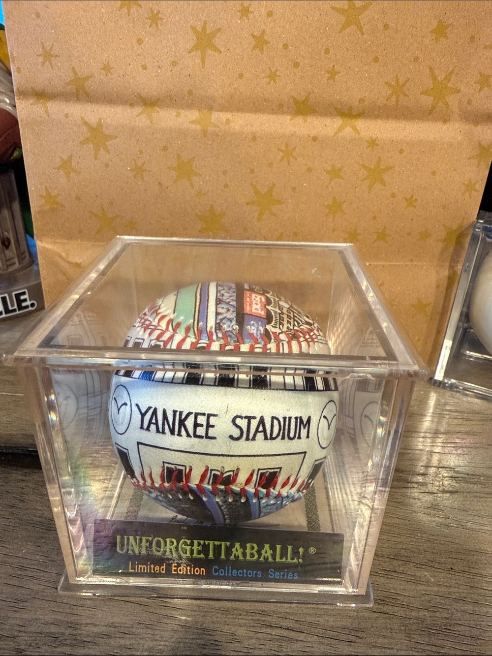 Yankee Stadium Unforgettaball Limited Edition Baseball - White / Red / Blue